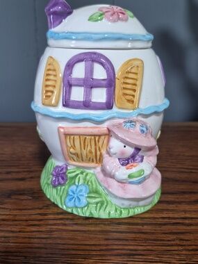 Vintage Cottage Egg Bunny Box